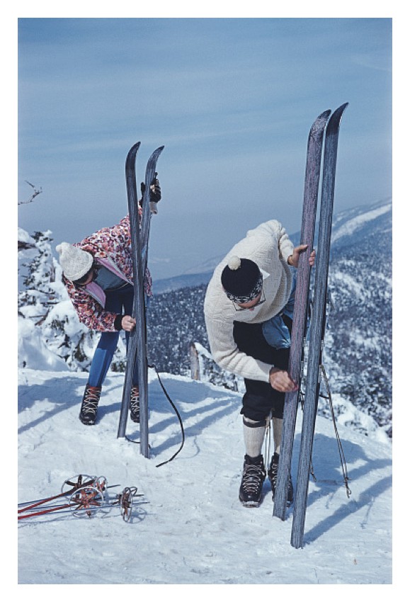 Slim Aarons, On the slopes of sugarbush Slim Aarons, On the slopes of sugarbush