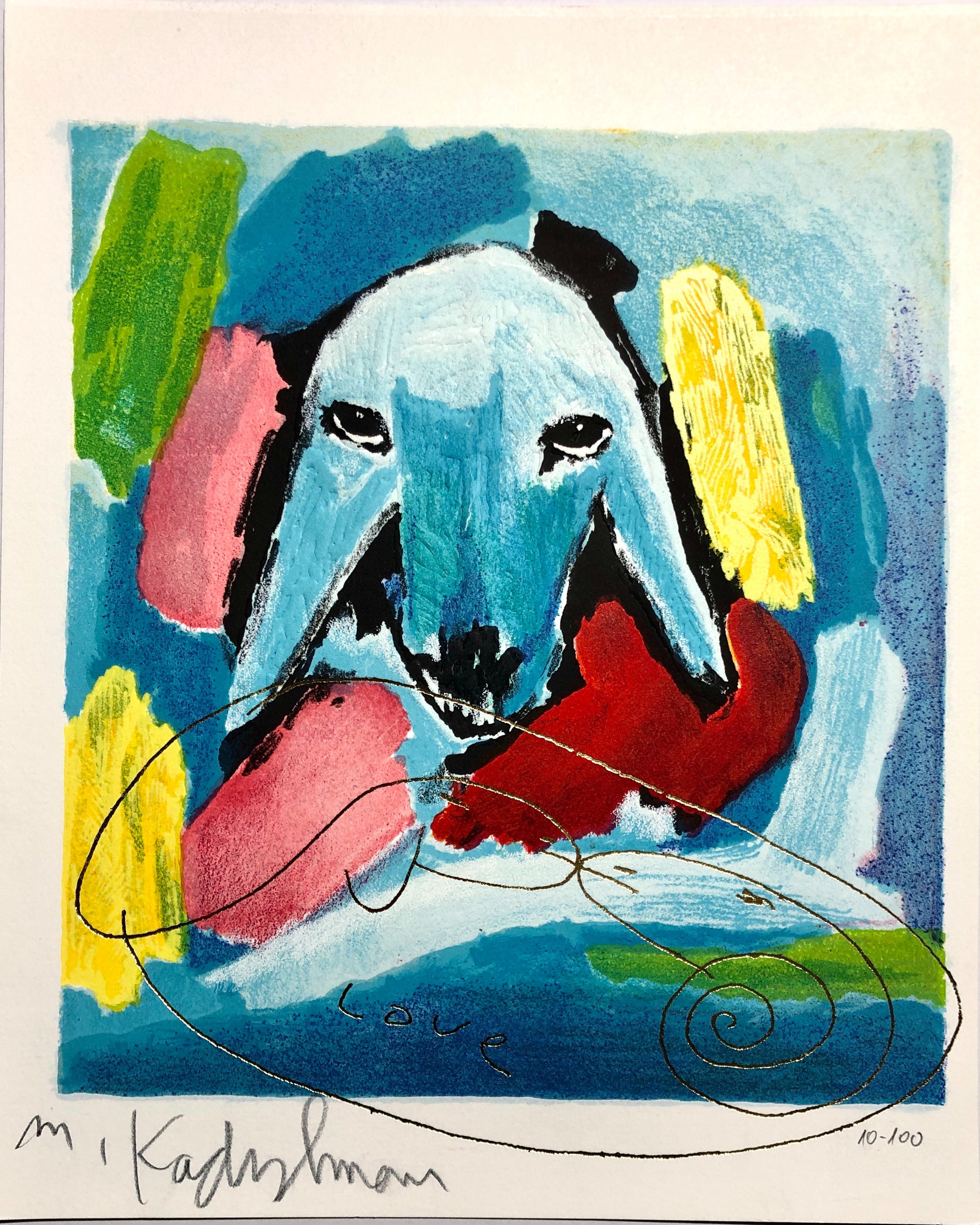 Menashe Kadishman, Colorful Sheep Menashe Kadishman, Colorful Sheep