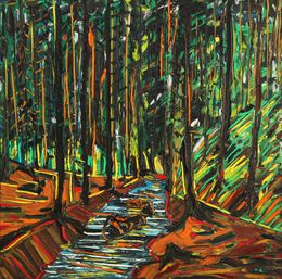 Gemälde, Forest No.2, Karl-Karol Chrobok