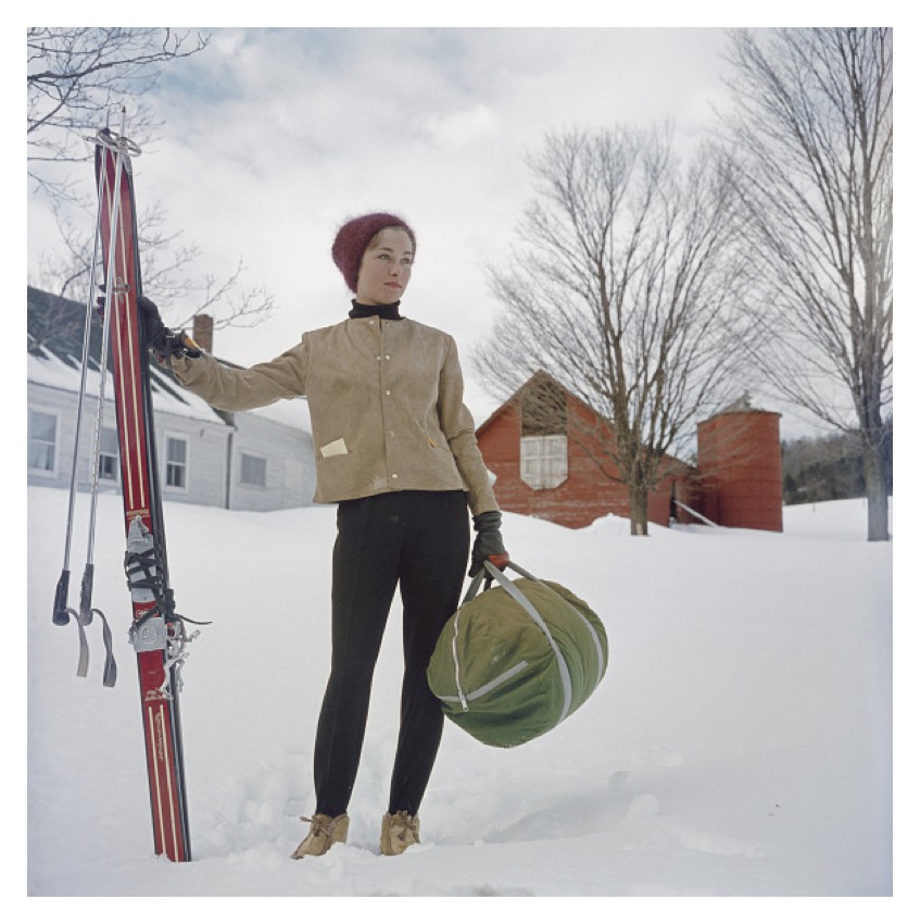 Slim Aarons, Skiing In Stowe Slim Aarons, Skiing In Stowe