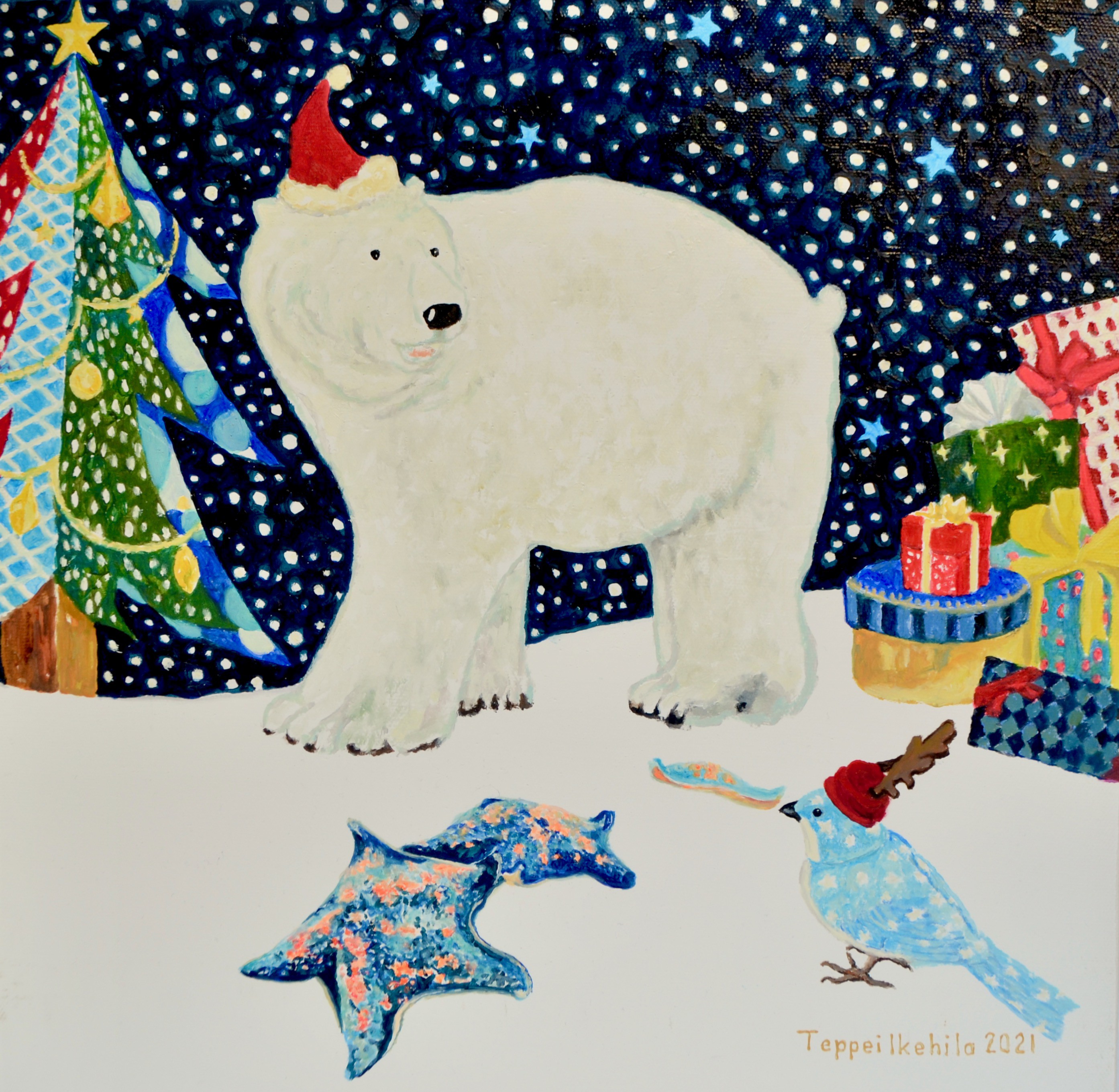Teppei Ikehila, A Gift from Santa Klaus, a Polar Bear Teppei Ikehila, A Gift from Santa Klaus, a Polar Bear