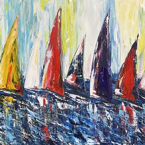 Peinture, Regatta/ Sailing, Olya Jonas