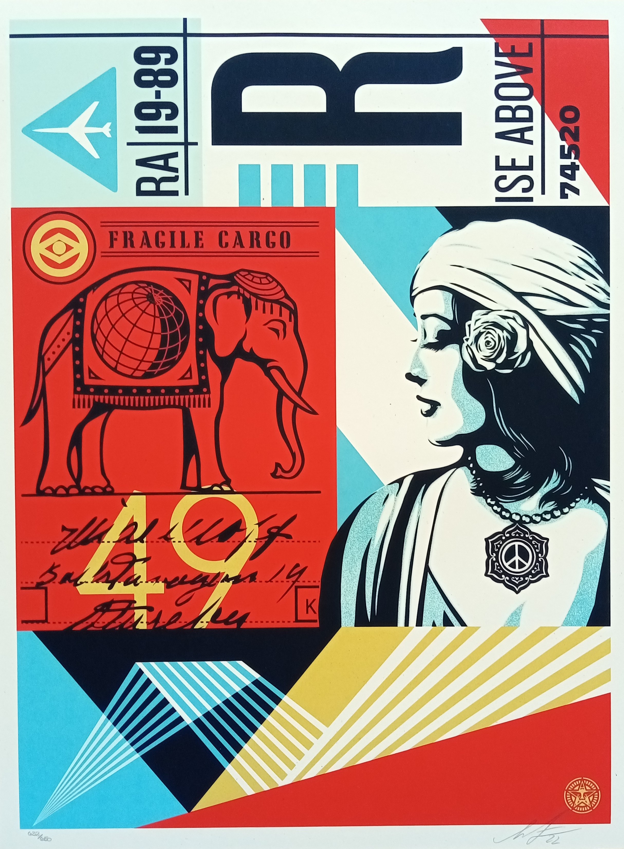 Shepard Fairey (Obey), Fragile Cargo Shepard Fairey (Obey), Fragile Cargo