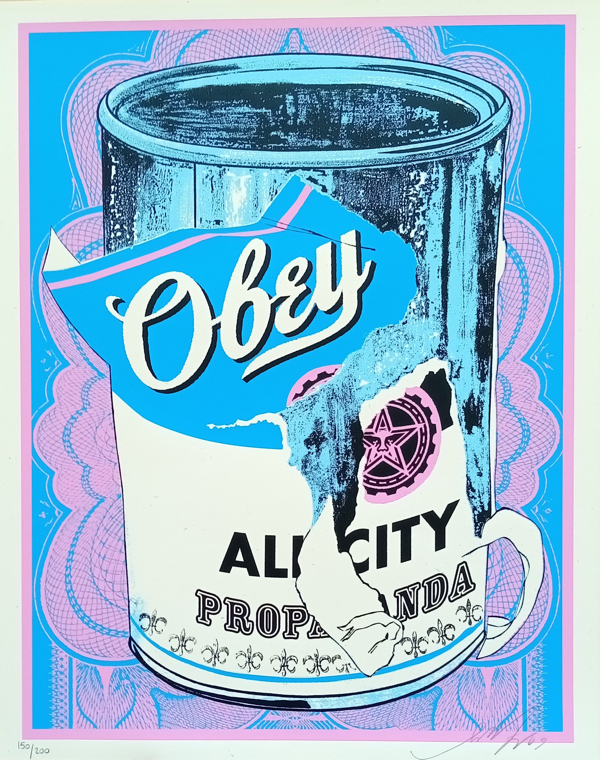 Shepard Fairey (Obey), All City Propaganda Soup Can IV Shepard Fairey (Obey), All City Propaganda Soup Can IV