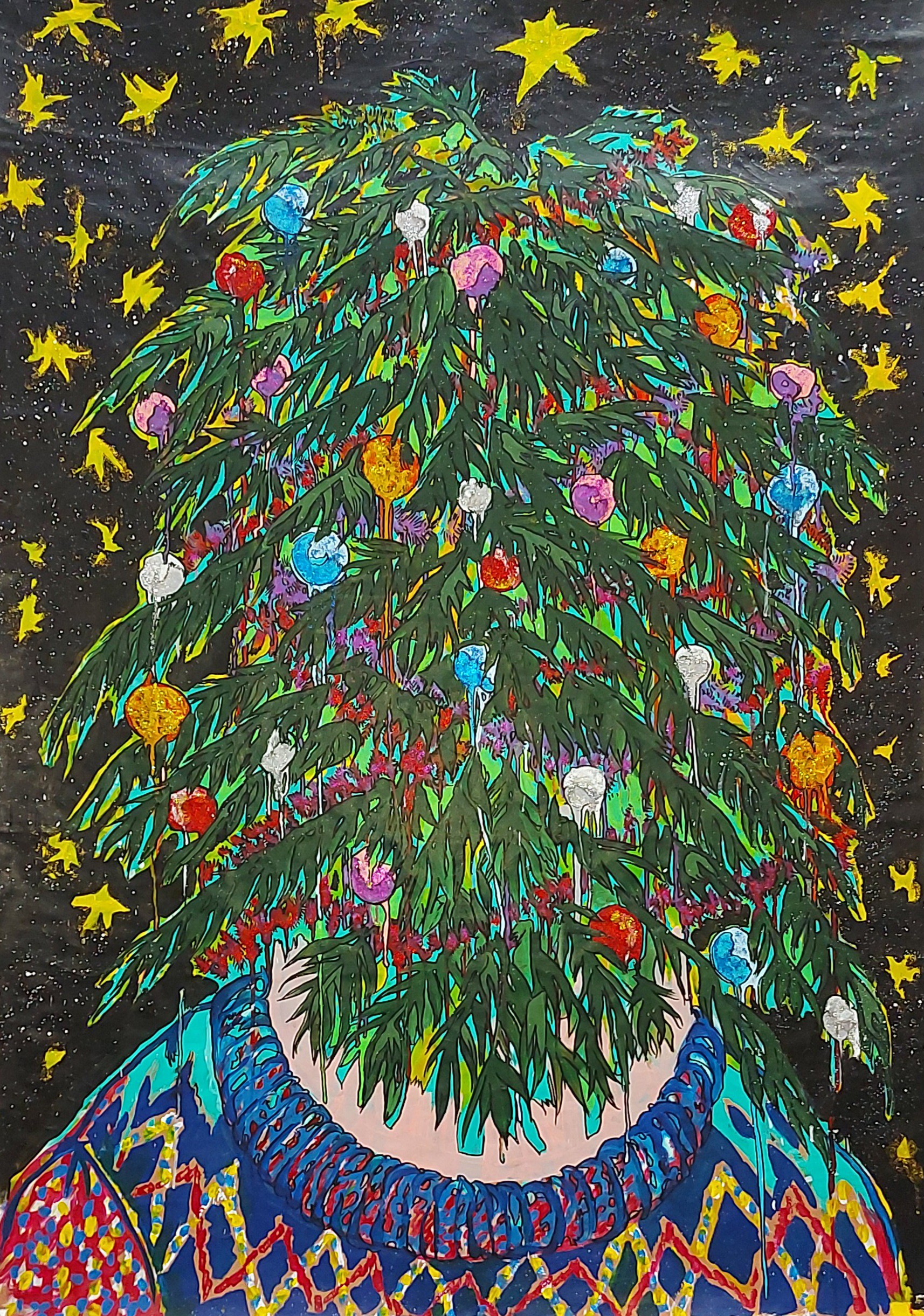 Baptiste Laurent, Christmas tree Baptiste Laurent, Christmas tree