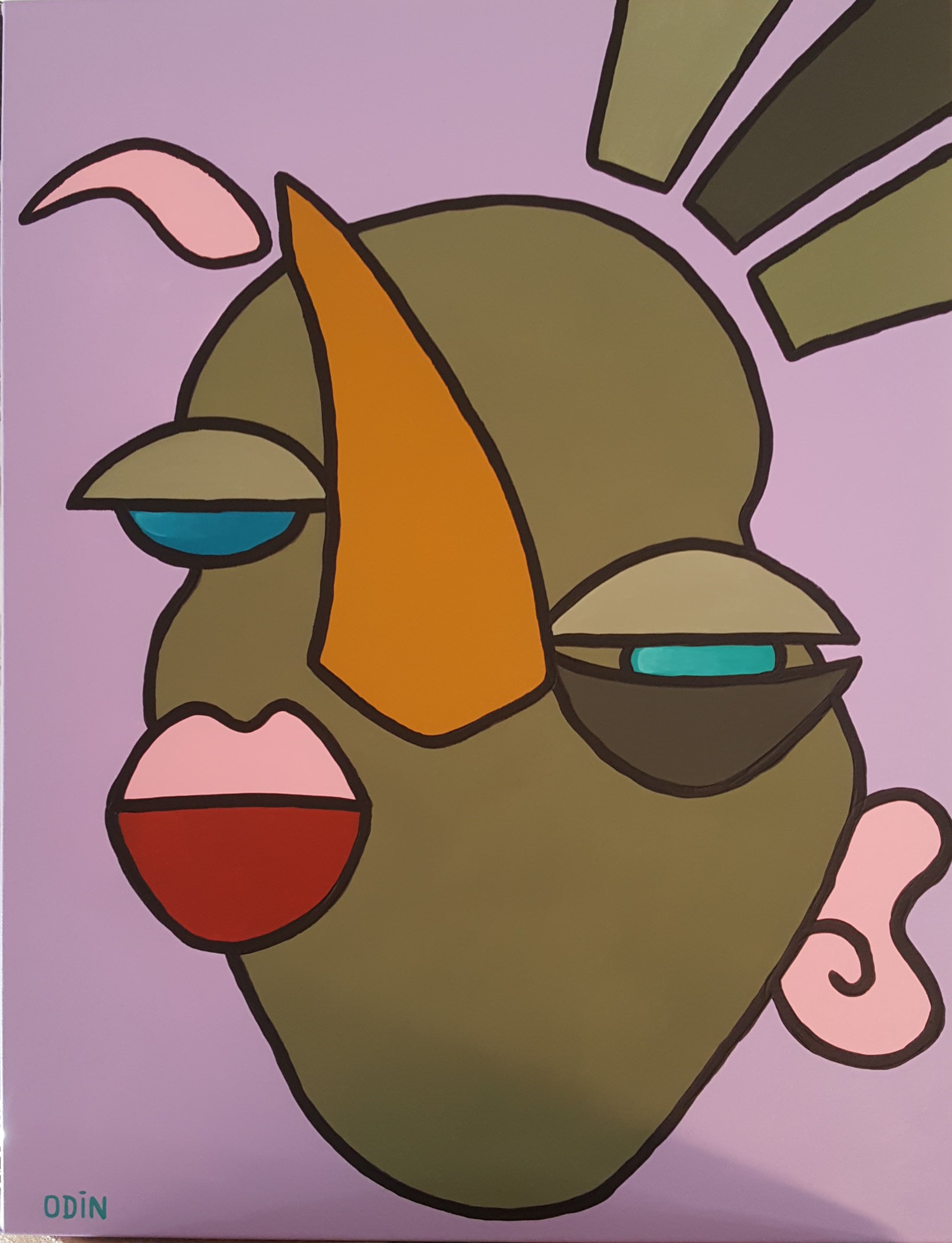 Odin Pigelet, Picasso kissing face Odin Pigelet, Picasso kissing face