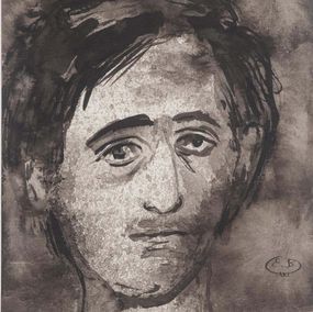Gemälde, Portrait, Eugene Berman