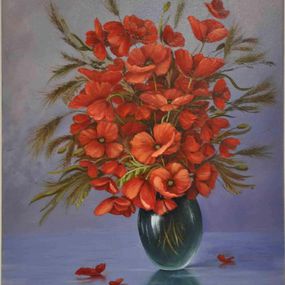 Painting, Papaveri 1 - Poppies 1, Adriano Bernetti da Vila
