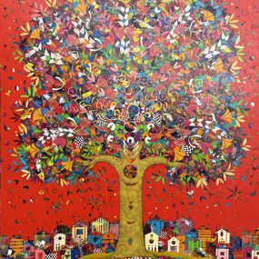 ▷ L'arbre de vie gold par Jean-francois Larrieu, 2021, Peinture