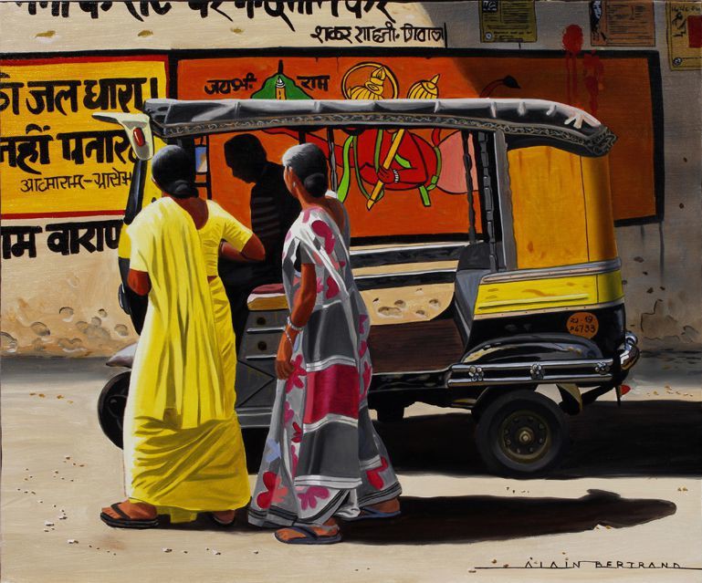 Alain Bertrand, India Tuk Tuk in Varanasi Alain Bertrand, India Tuk Tuk in Varanasi