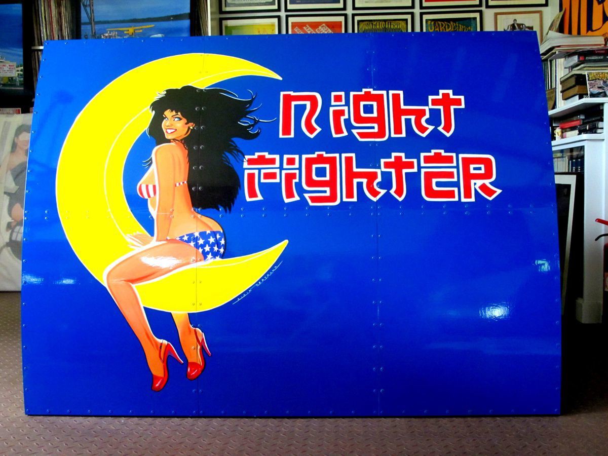 Alain Bertrand, Nose Art - Night fighter Alain Bertrand, Nose Art - Night fighter