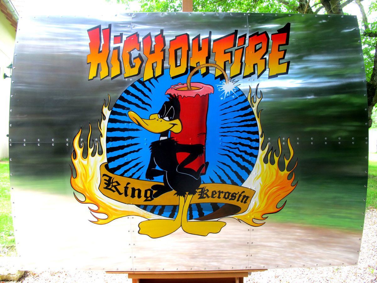 Alain Bertrand, Nose Art - High on fire Alain Bertrand, Nose Art - High on fire
