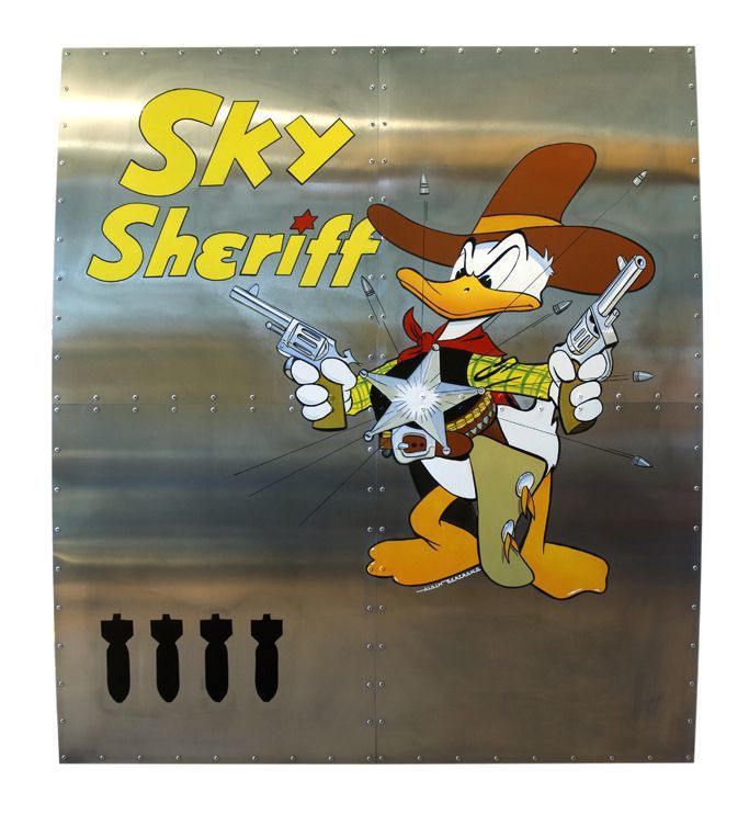 Alain Bertrand, Nose Art - Sky Sheriff Alain Bertrand, Nose Art - Sky Sheriff
