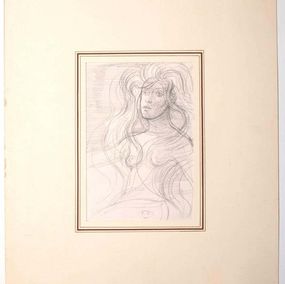 Fine Art Drawings, Portrait, Eugene Berman