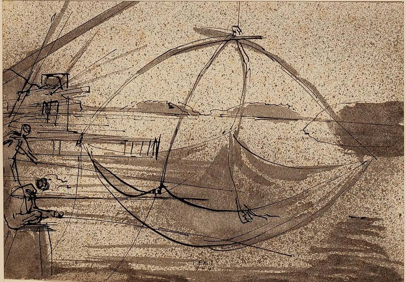 Eugene Berman, The Fishing Eugene Berman, The Fishing