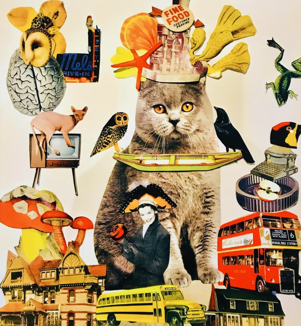 Muriel Deumie, Collage fou fou Muriel Deumie, Collage fou fou