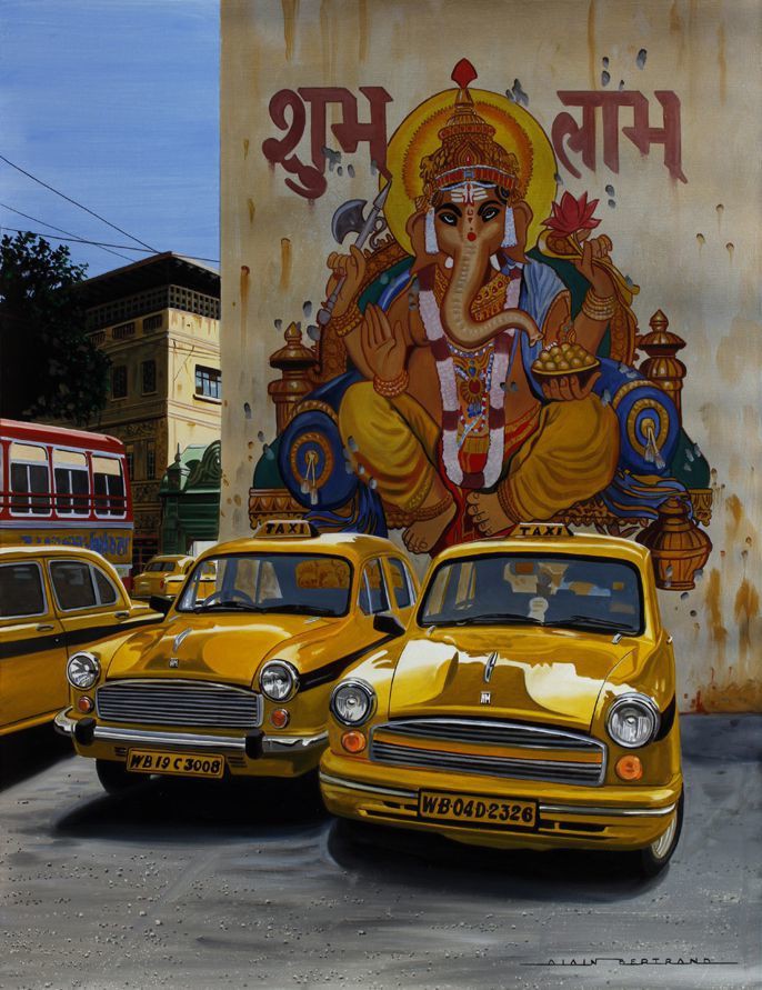 Alain Bertrand, India Ganesh taxis Alain Bertrand, India Ganesh taxis