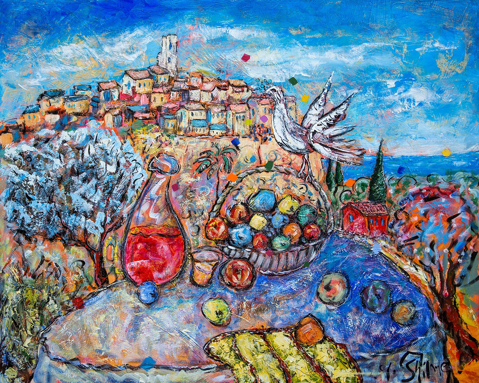 Yvan Philmer, Au jardin de St. Paul de Vence Yvan Philmer, Au jardin de St. Paul de Vence