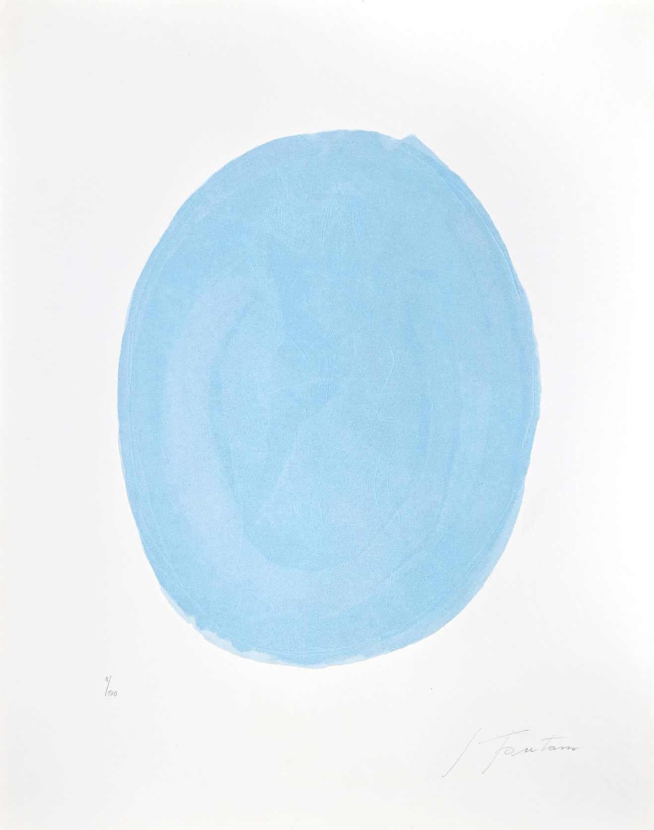 Lucio Fontana, Nudo Azzurro Lucio Fontana, Nudo Azzurro