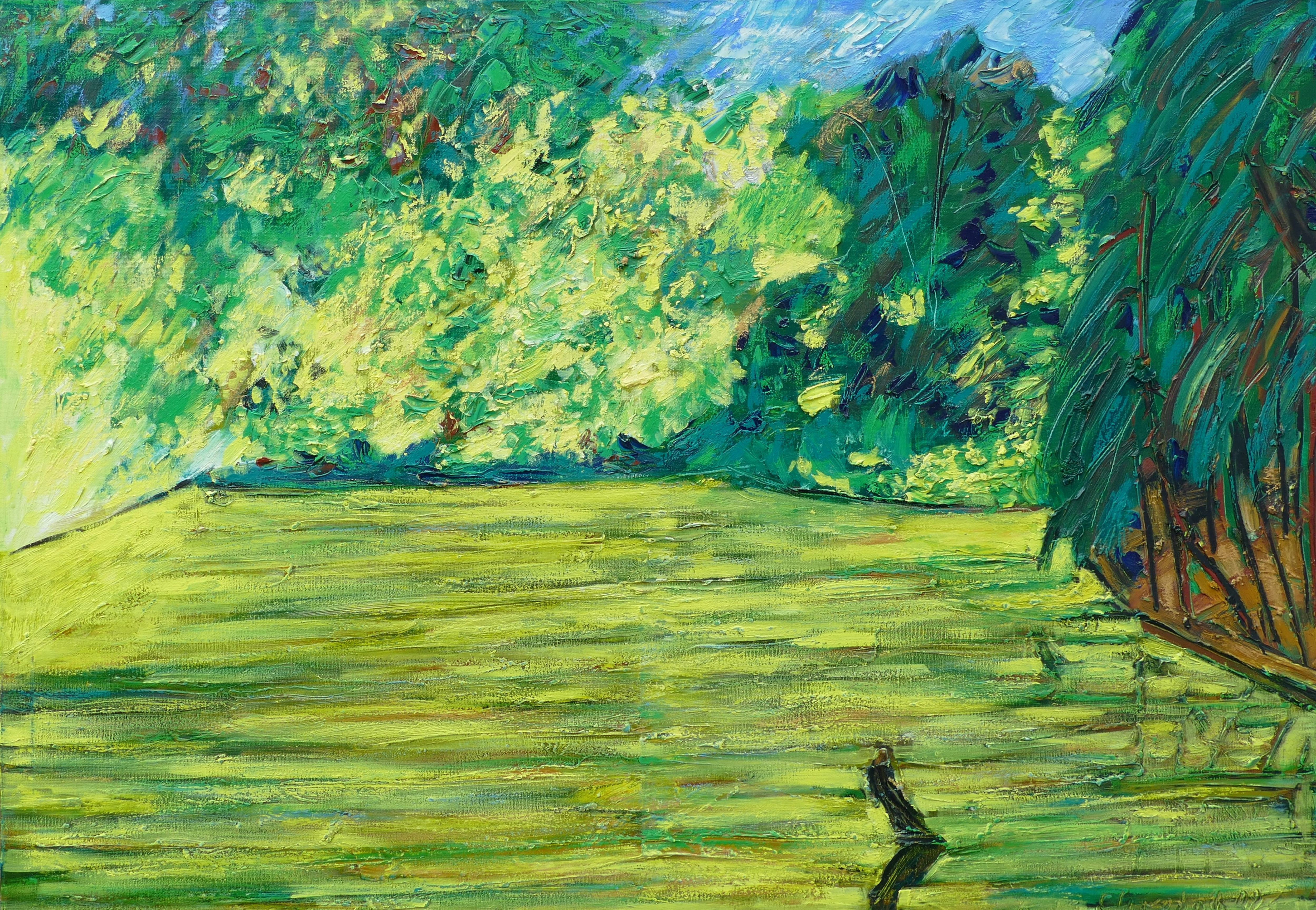 Karl-Karol Chrobok, By the pond - Spring Karl-Karol Chrobok, By the pond - Spring