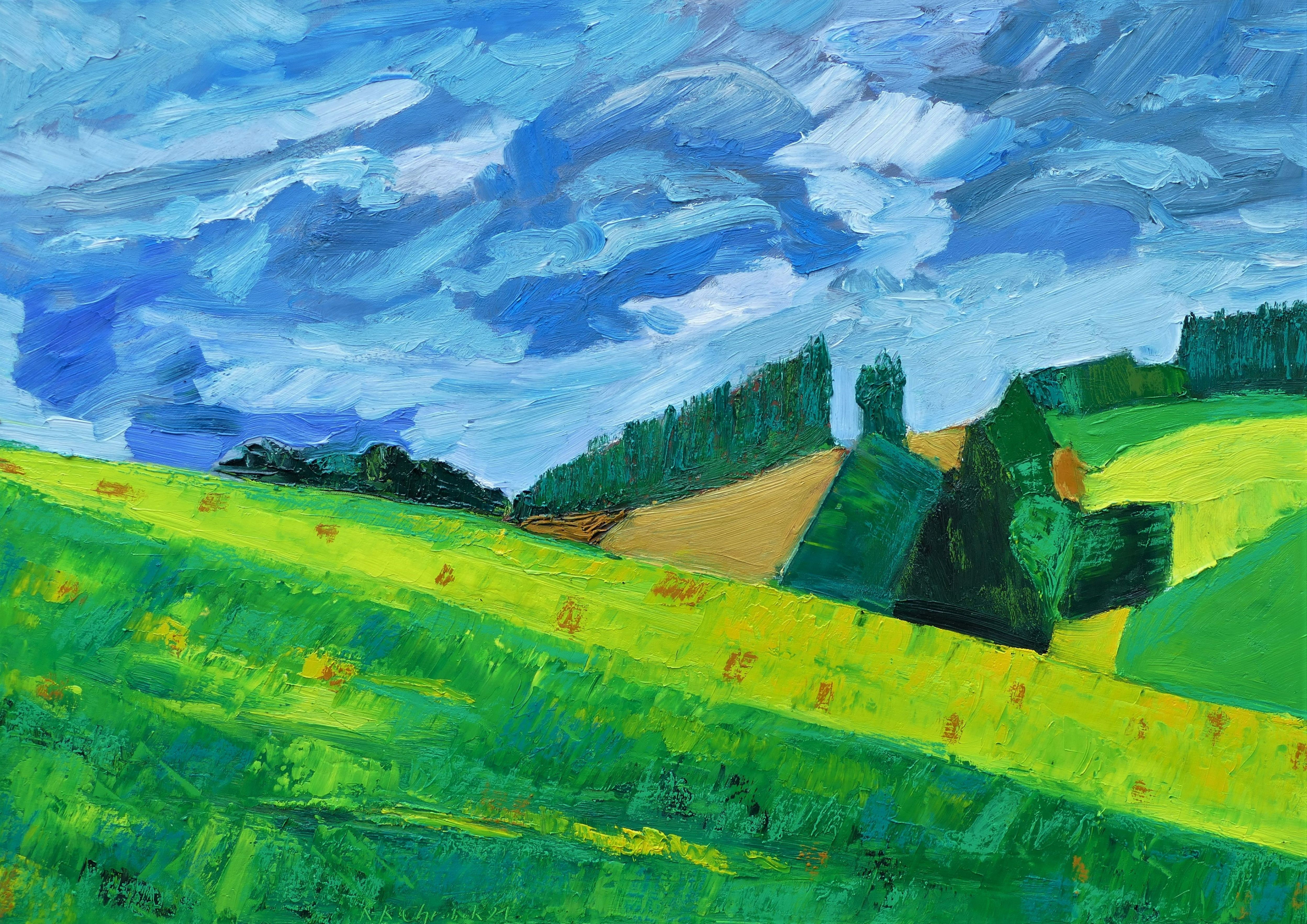 Karl-Karol Chrobok, Restlees sky - spring in the mountains Karl-Karol Chrobok, Restlees sky - spring in the mountains