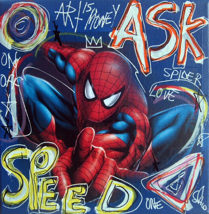 ▷ Spiderman par Spaco, 2021, Peinture