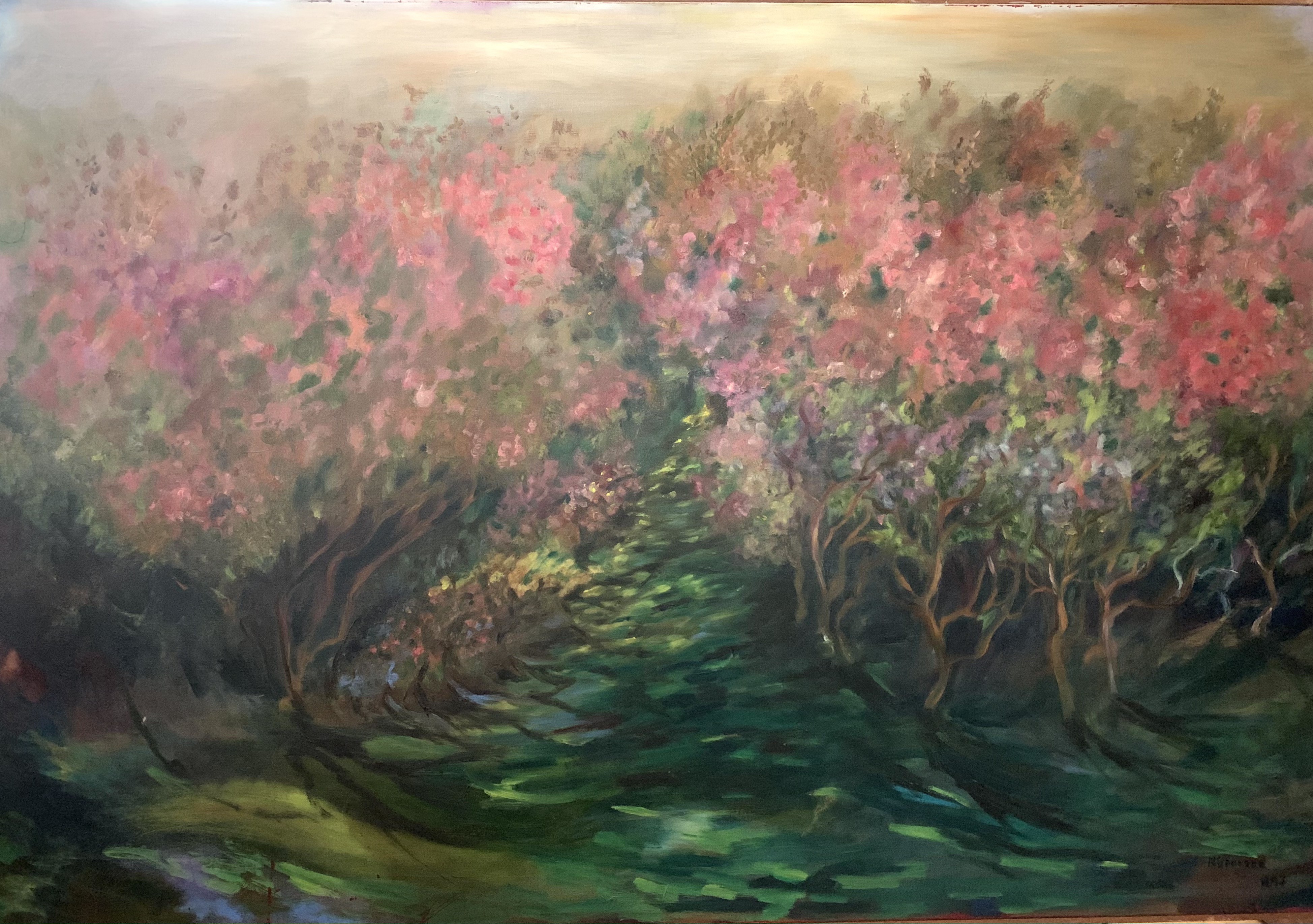 Lisbeth Buonanno, Arbres en fleurs Lisbeth Buonanno, Arbres en fleurs