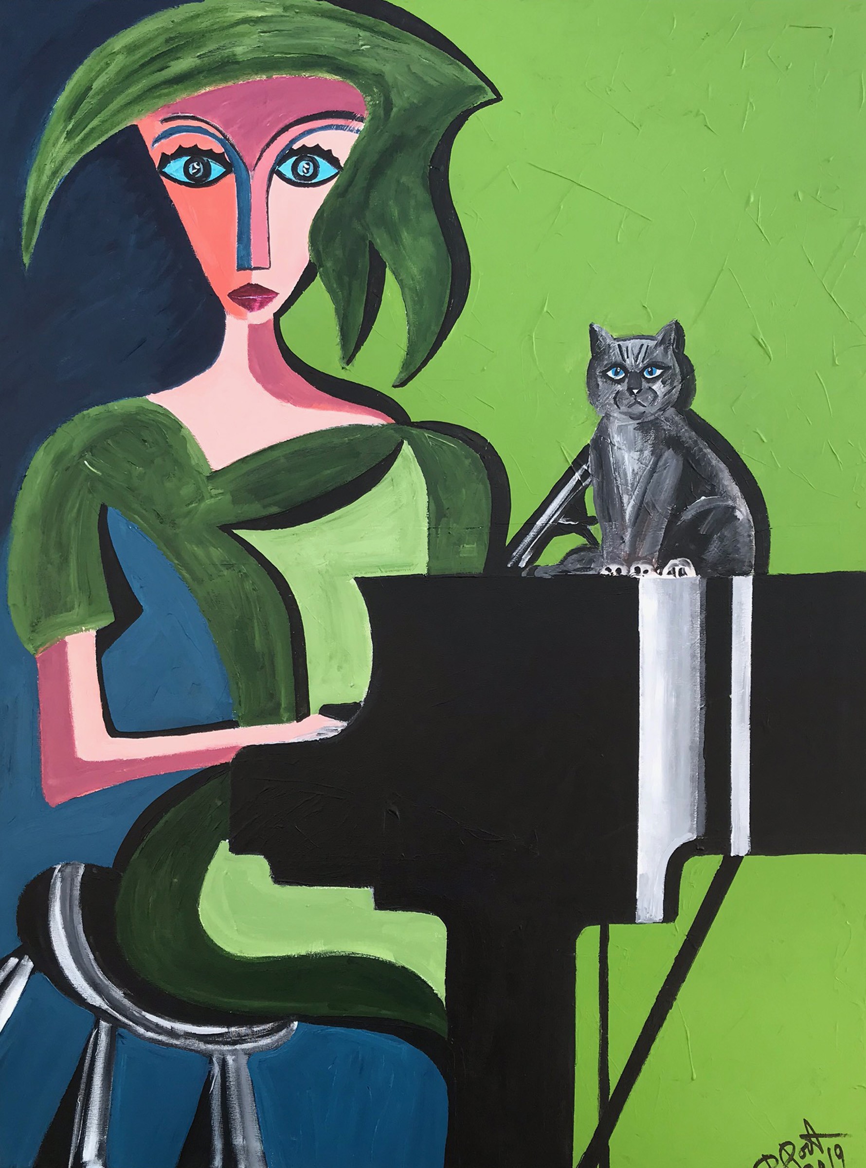 Ramon Poch, Women Over Green Ramon Poch, Women Over Green