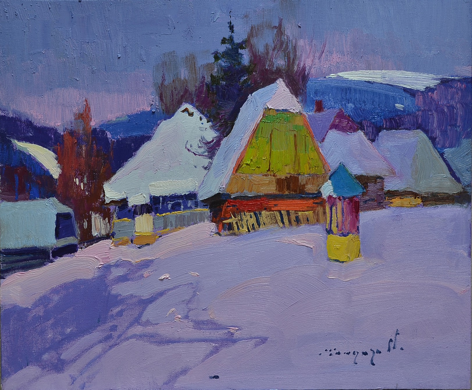 Alexander Shandor, Pink evening Alexander Shandor, Pink evening