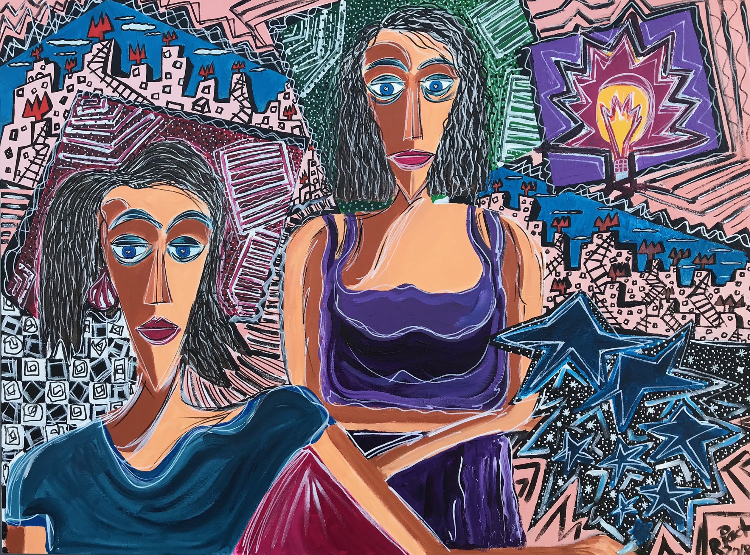 Ramon Poch, Women with light bulb Ramon Poch, Women with light bulb