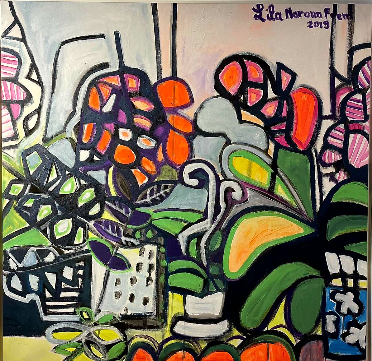 Lila Maroun Frem, Mes orchidées colorées Lila Maroun Frem, Mes orchidées colorées