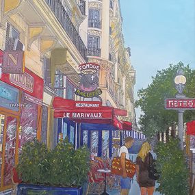 Peinture, Paris Street View, Marion Zimmermann