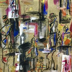 Fine Art Drawings, Chaos, Zena Dabbous