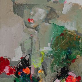 Gemälde, Flower girl, Victor Sheleg