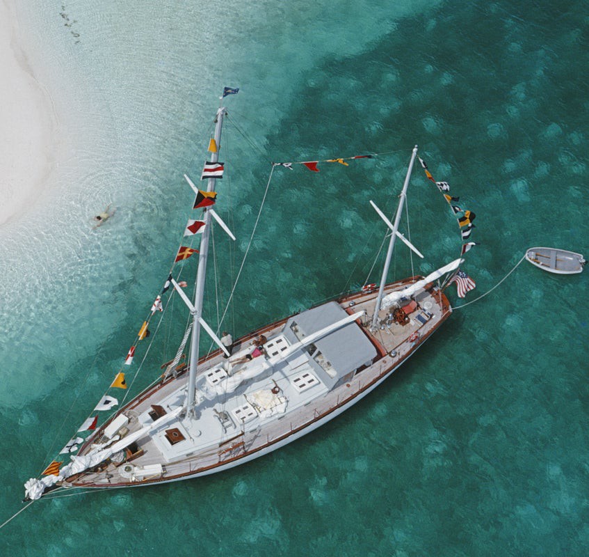 Slim Aarons, Charter Ketch Slim Aarons, Charter Ketch