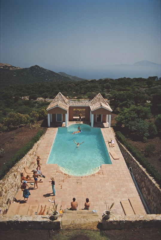 Slim Aarons, Pool At El Cuarton Slim Aarons, Pool At El Cuarton