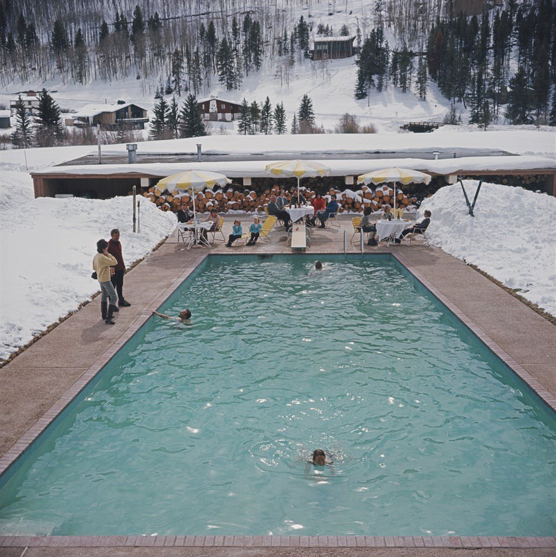 Slim Aarons, Winter Pool Slim Aarons, Winter Pool