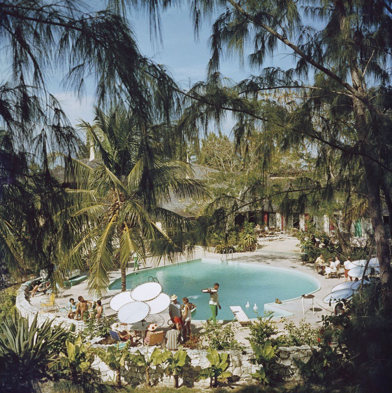 Slim Aarons, Eleuthera Pool Party Slim Aarons, Eleuthera Pool Party