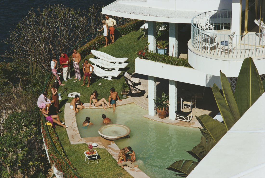 Slim Aarons, Clifftop Pool Slim Aarons, Clifftop Pool