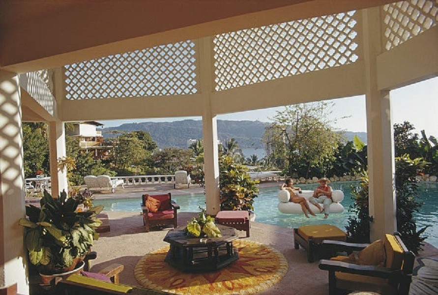 Slim Aarons, Teddy Stauffer In Acapulco Slim Aarons, Teddy Stauffer In Acapulco