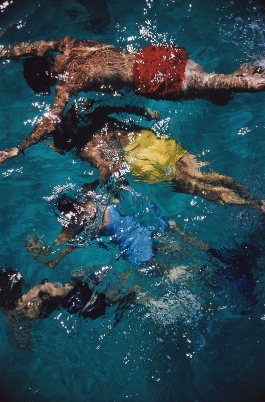 Slim Aarons, Swimming In The Bahamas Slim Aarons, Swimming In The Bahamas