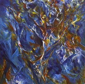 Painting, Blue note, Kristina Viera Wolf