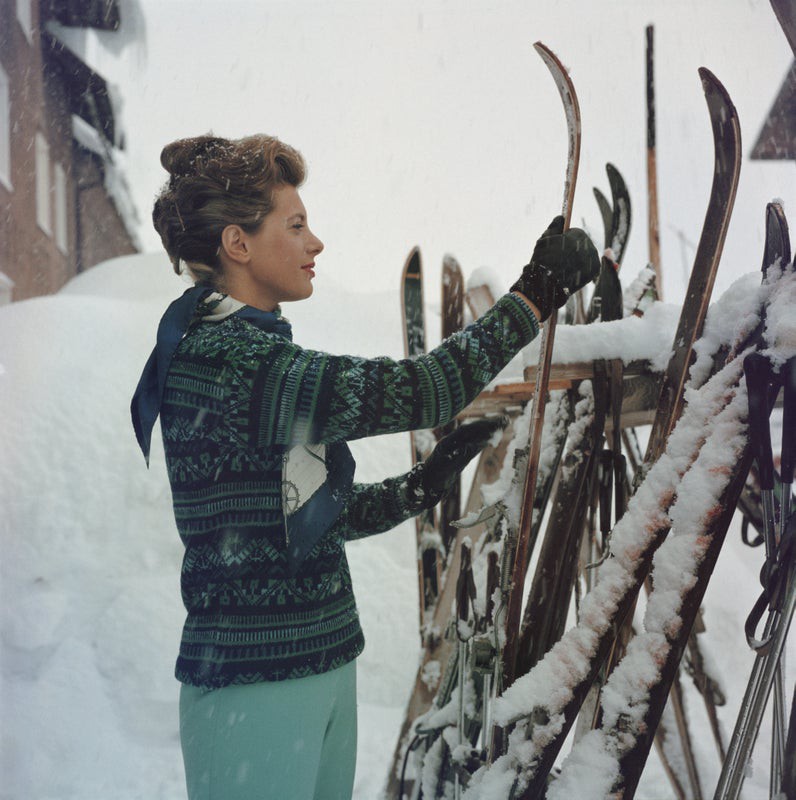 Slim Aarons, Skiing Princess Slim Aarons, Skiing Princess