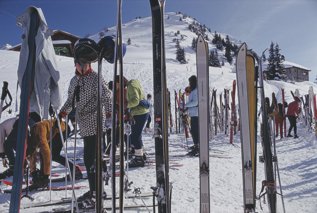 Slim Aarons, Skiers At Gstaad Slim Aarons, Skiers At Gstaad