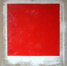 Painting, Carré rouge, Petar Kras