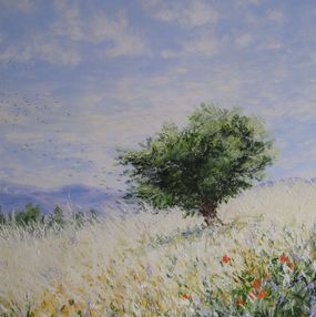 Painting, Dormir dans le soleil, Brigitte Di Scala