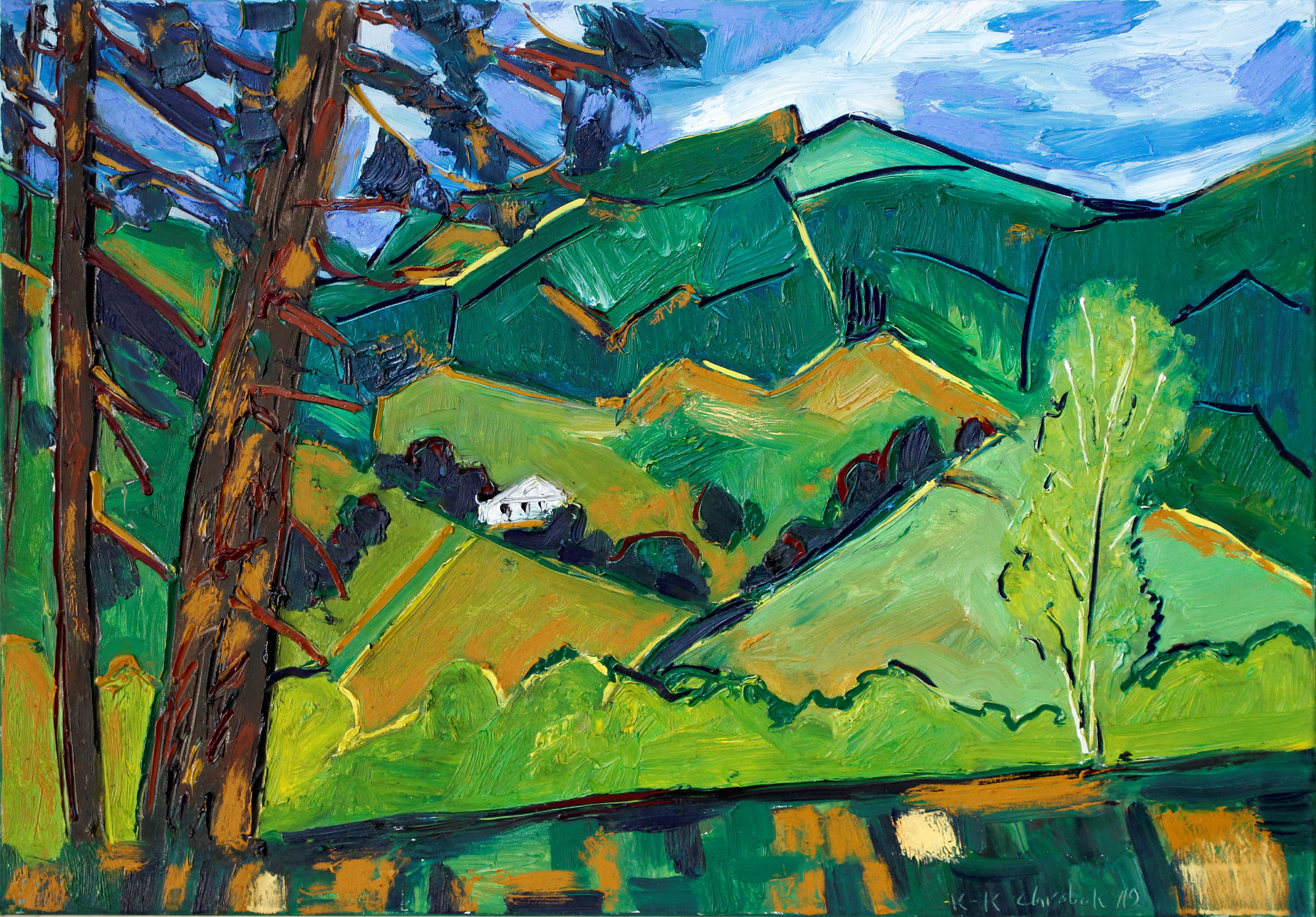 Karl-Karol Chrobok, View of the mountains - Berleburg Karl-Karol Chrobok, View of the mountains - Berleburg