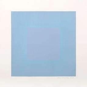 Drucke, Winter Suite (Light blue with Blue), Richard Anuszkiewicz
