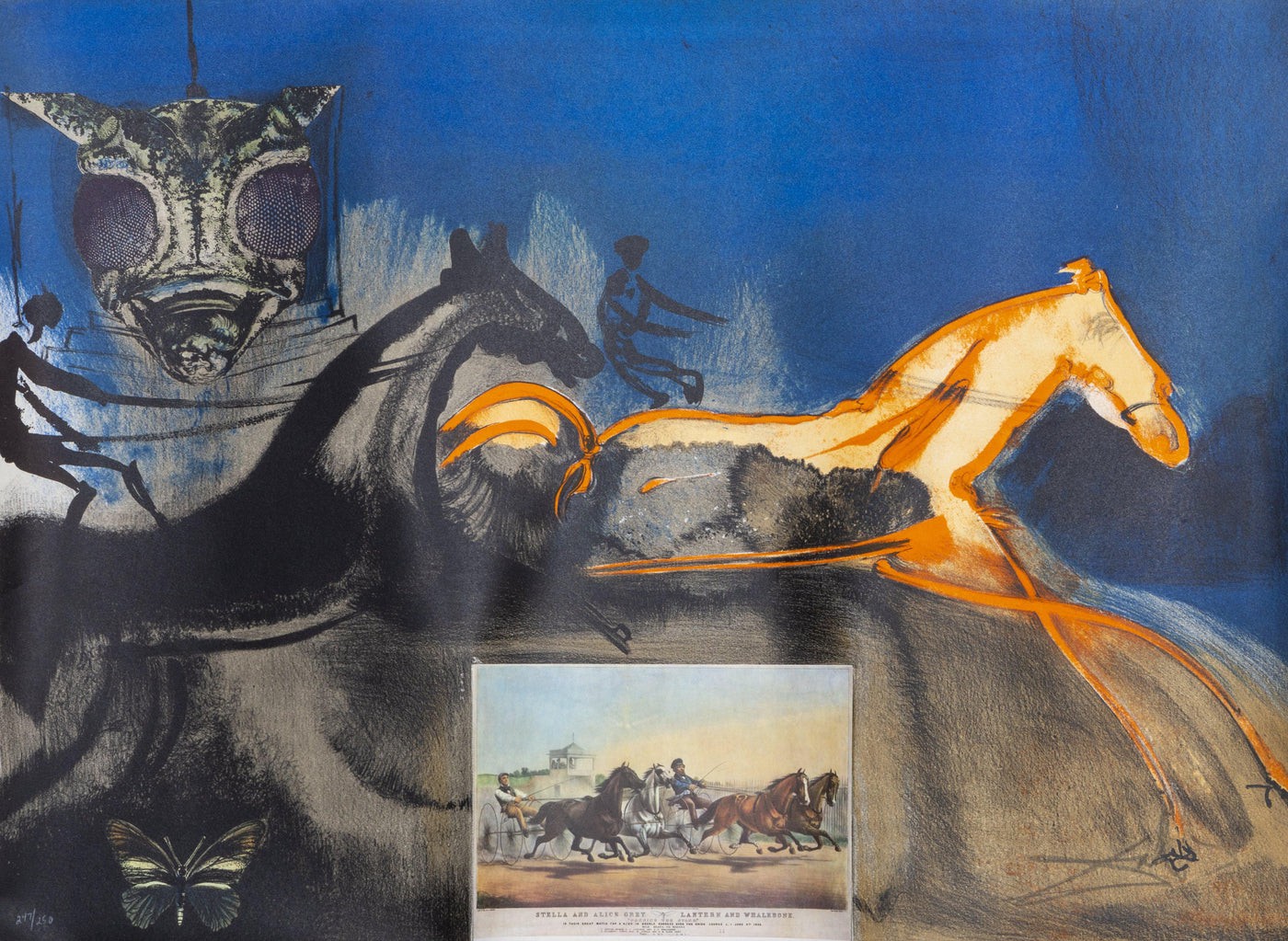 Salvador Dali, American Trotting Horses No. 2 Salvador Dali, American Trotting Horses No. 2