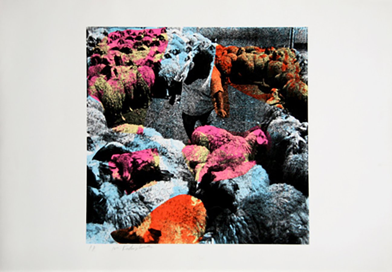 Menashe Kadishman, Circle of Sheep Menashe Kadishman, Circle of Sheep